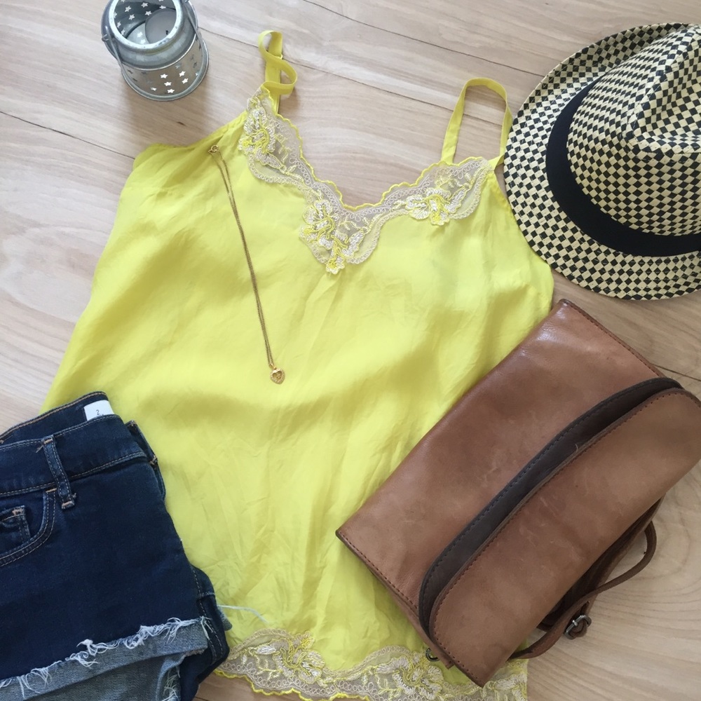 Express 100% Silk Tank Top